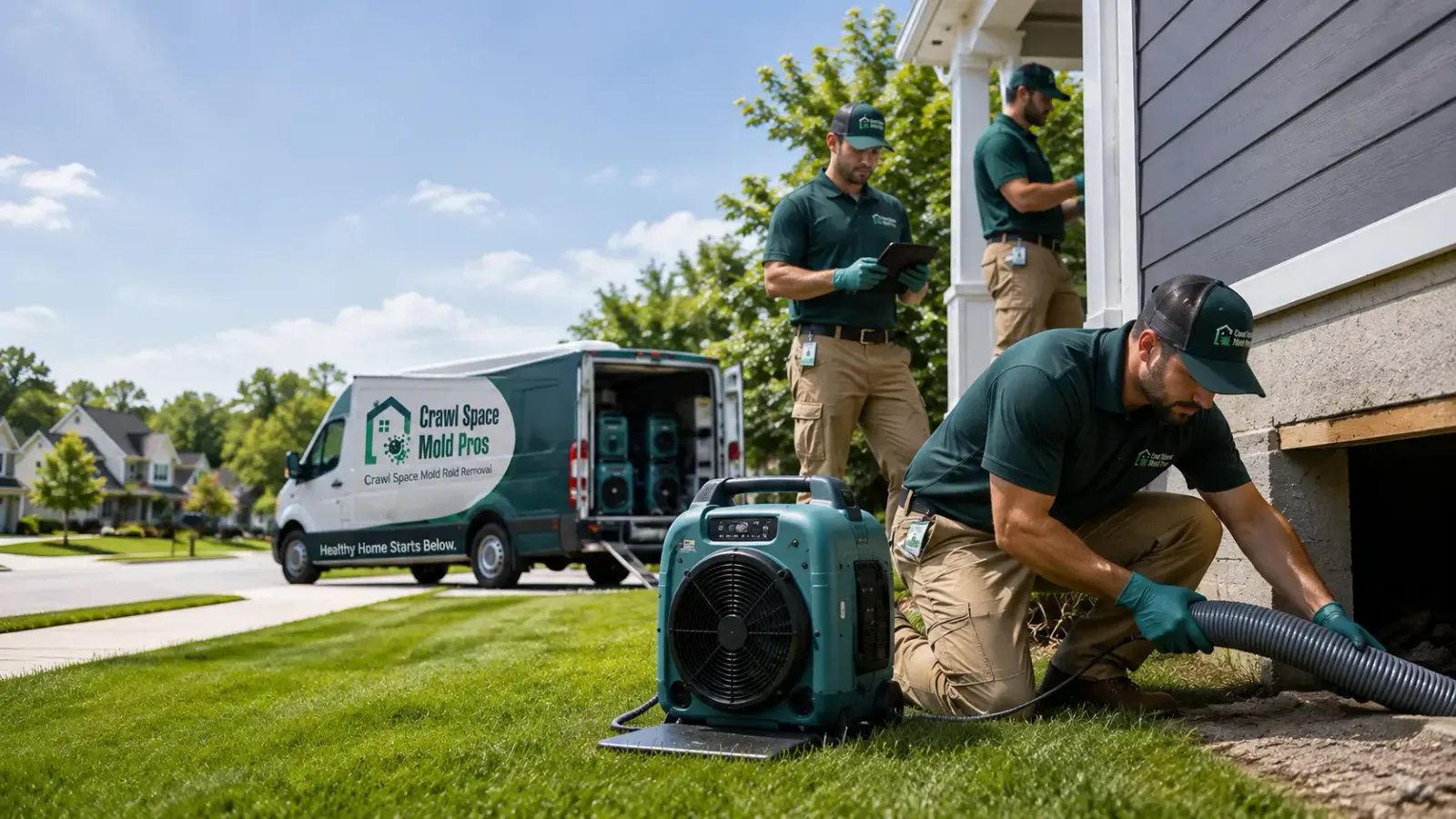 Crawl Space Mold Removal in Northpoint, PA